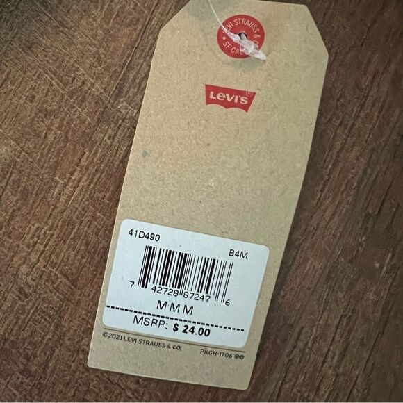 Levi’s Navy blue LONG SLEEVE top NWT 🏷️ Sz M (10-12) girls - Picture 8 of 11